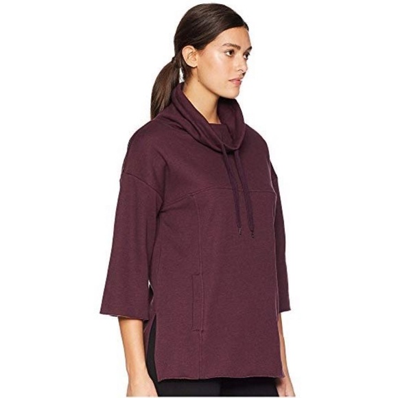 UGG Sweaters - UGG Astrid Fleece Poncho Pullover XS/S BURGUNDY